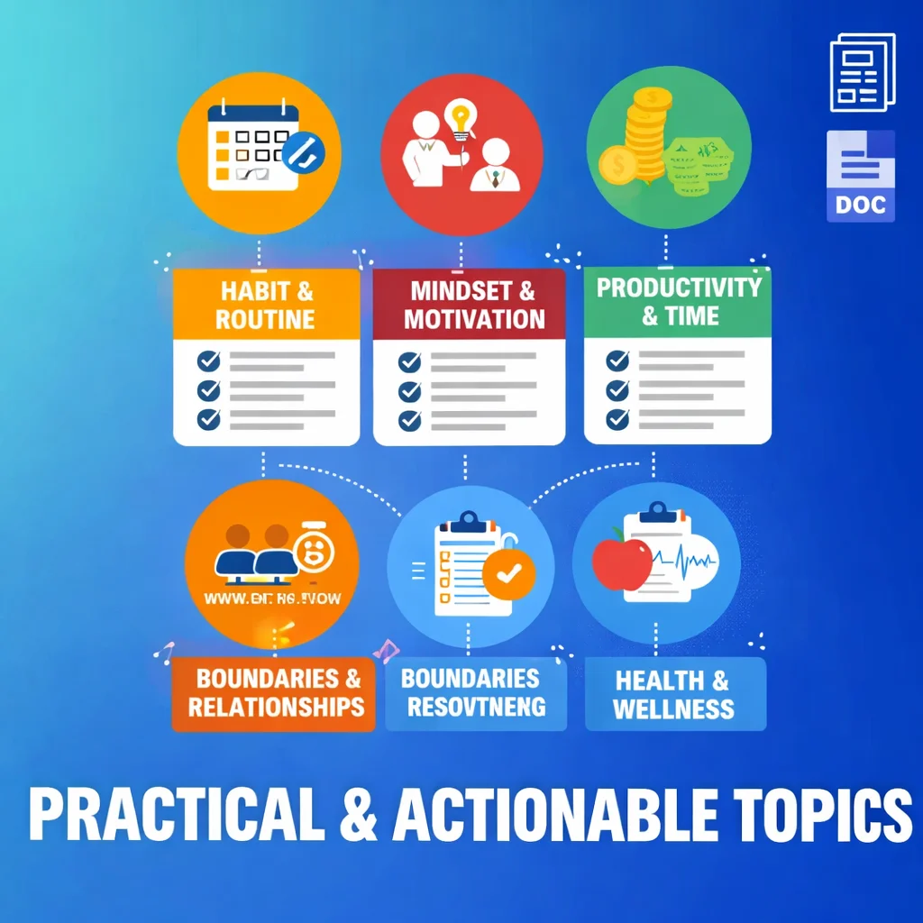 Practical & Actionable Topics
