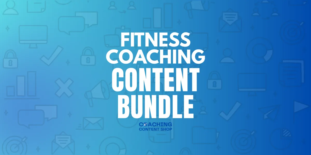 Fitness Coaching Content Bundle