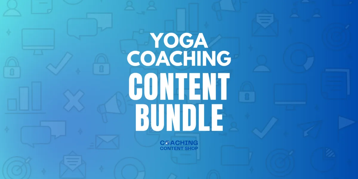 Yoga Coaching Content Bundle